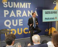 Ratinho Junior destaca conquistas da educação em evento da Gazeta do Povo