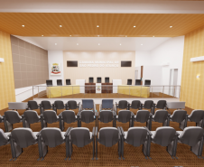 Estado entrega projeto da sede do Legislativo de São Pedro do Iguaçu