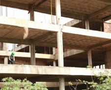 Começam as obras do novo prédio da Biblioteca Central no Campus Universitário da UEL