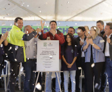 Fim do isolamento: governador entrega pavimentação da PR-239 entre Pitanga e Mato Rico