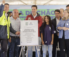 Fim do isolamento: governador entrega pavimentação da PR-239 entre Pitanga e Mato Rico