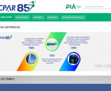 Tecpar lança hotsite comemorativo sobre seus 85 anos