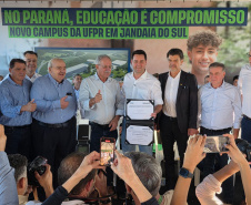Governador assina ordem de serviço para construção de sede da UFPR em Jandaia do Sul