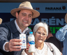 Governador anuncia laboratório de biotecnologia do leite e solução europeia para o agro