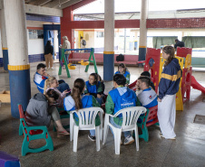 Após mobilização para reconstrução, creche em Rio Bonito do Iguaçu já pode ser usada pela prefeitura