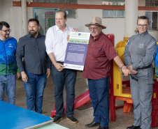 Após mobilização para reconstrução, creche em Rio Bonito do Iguaçu já pode ser usada pela prefeitura