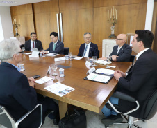 Korean Valley: Ratinho Junior recebe comitiva que vai instalar centro de inovação em Ivaiporã