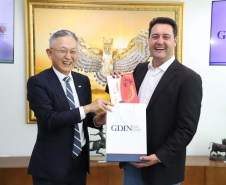 Korean Valley: Ratinho Junior recebe comitiva que vai instalar centro de inovação em Ivaiporã