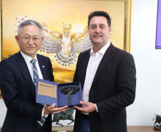 Korean Valley: Ratinho Junior recebe comitiva que vai instalar centro de inovação em Ivaiporã