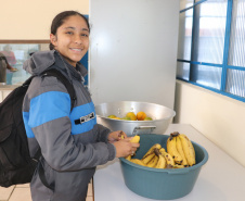 Estado adquiriu 5 mil toneladas de alimentos orgânicos para a merenda escolar em 2025