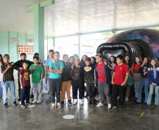 Planetário da Unicentro leva experiência imersiva em astronomia às escolas da região