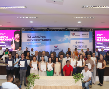 Unioeste realiza posse de novos servidores e entrega obras na reitoria 