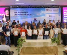 Unioeste realiza posse de novos servidores e entrega obras na reitoria 