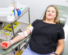 Nova unidade de coleta de sangue de Londrina recebe doadoras ao abrir as portas