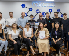 Projetek da Unioeste entrega projeto arquitetônico de escola municipal para Cafelândia