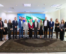 Darci Piana recebe embaixadores de Argentina, Austrália e Países Baixos 