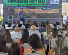 Estado libera R$ 33 milhões para nova UTI e modernização da Oncologia da Santa Casa de Ponta Grossa