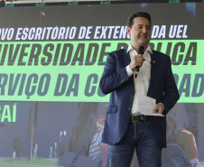 Governador Ratinho Junior inaugura Escritório de Extensão da UEL em Assaí