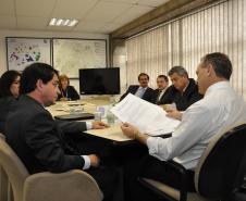 Secretário Nildo recebe reitores na Seti