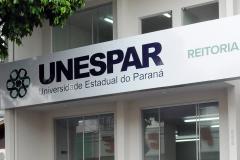 Prédio da reitoria da Unespar