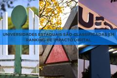 Universidades estaduais conquistam boas classificações em ranking de impacto digital