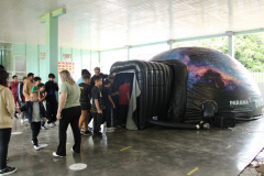 Planetário da Unicentro leva experiência imersiva em astronomia às escolas da região