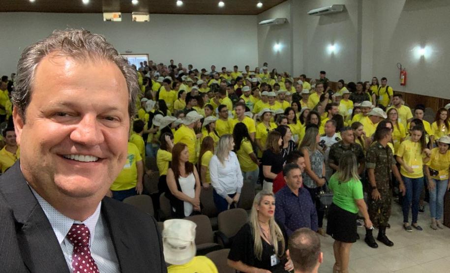 Superintendente Aldo Bona e os mais de 230 rondonistas da Operação Yaguaru