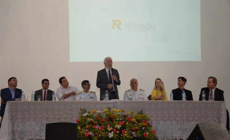 Vice-Governador do Paraná, Darci Piana, participou do evento de abertura da Operação Yaguaru do Projeto Rondon