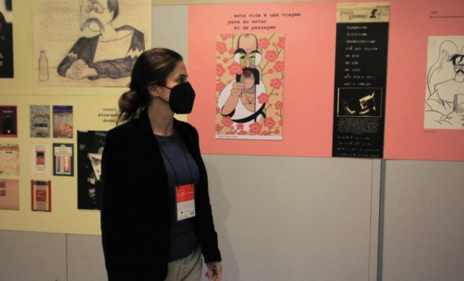 Exposição promovida pela UEPG retrata obra e processo criativo de Paulo Leminski