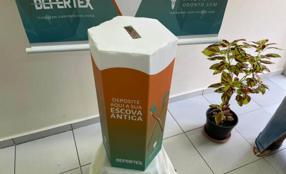 UEM instala primeiro ecoponto para descarte de escovas dentais do Brasil