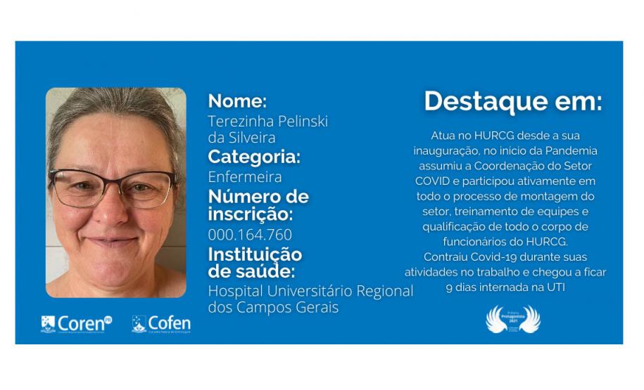 Profissionais de enfermagem de HUs recebem prêmio do Coren-PR pela atuação na pandemia