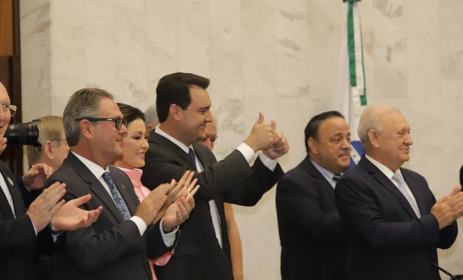 Ratinho Junior e Darci Piana tomam posse para mais quatro anos de mandato