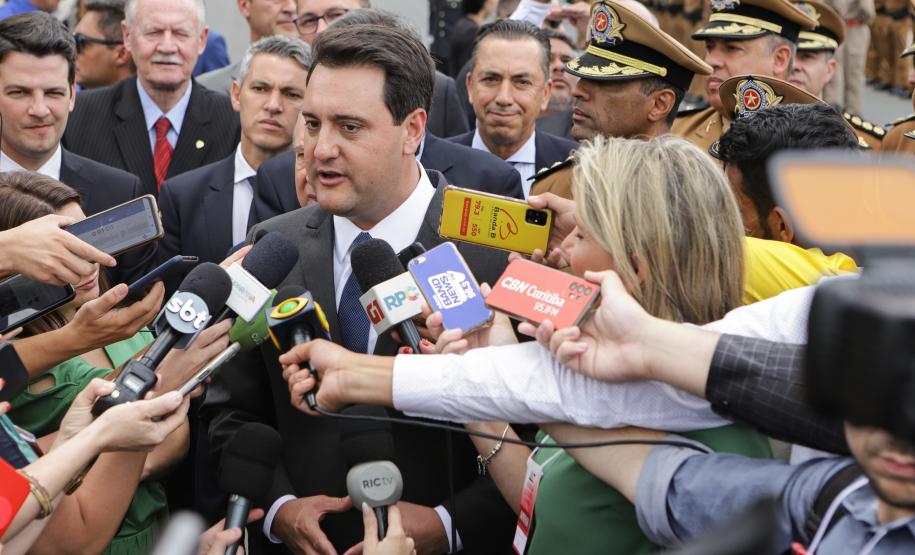 Após assumir novo mandato, Ratinho Junior reforça meta de manter Paraná como referência