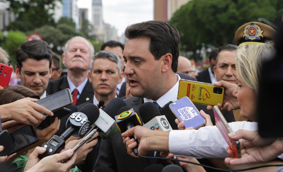 Após assumir novo mandato, Ratinho Junior reforça meta de manter Paraná como referência