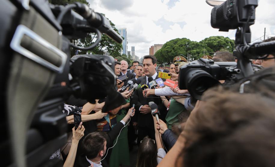 Após assumir novo mandato, Ratinho Junior reforça meta de manter Paraná como referência