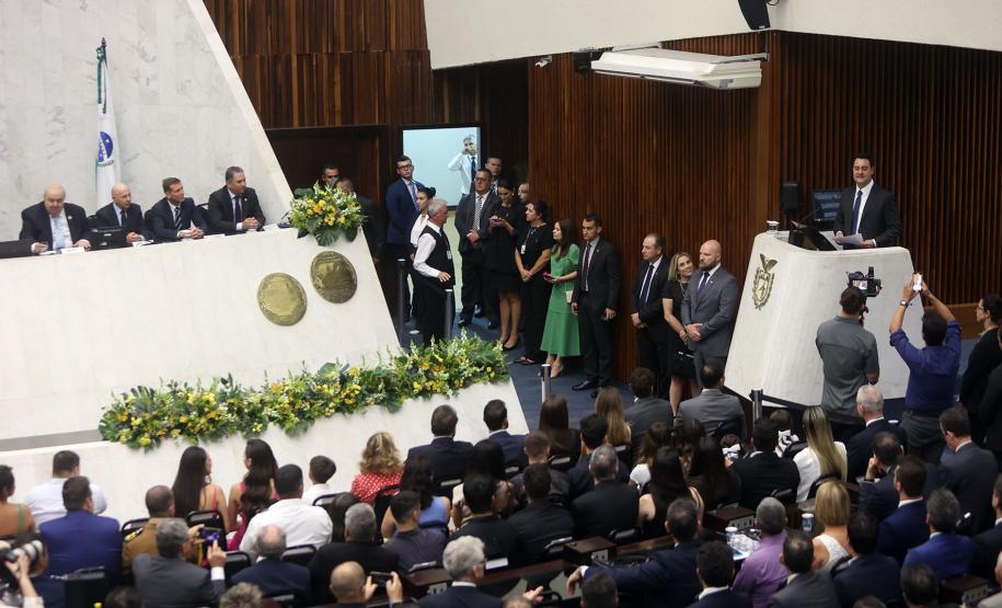 Confira o discurso de posse do segundo mandato do governador Ratinho Junior