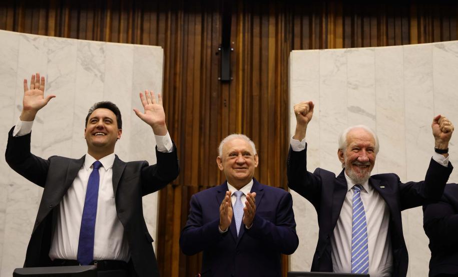 Ratinho Junior e Darci Piana tomam posse para mais quatro anos de mandato