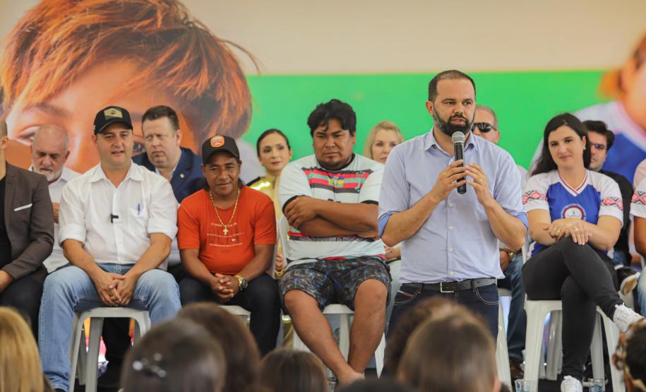 Governador inaugura obra de ampliação do maior colégio indígena do Paraná