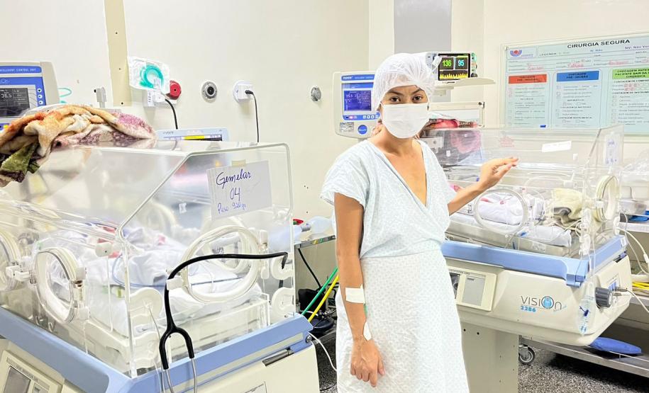 HUOP de Cascavel realiza parto de quadrigêmeos