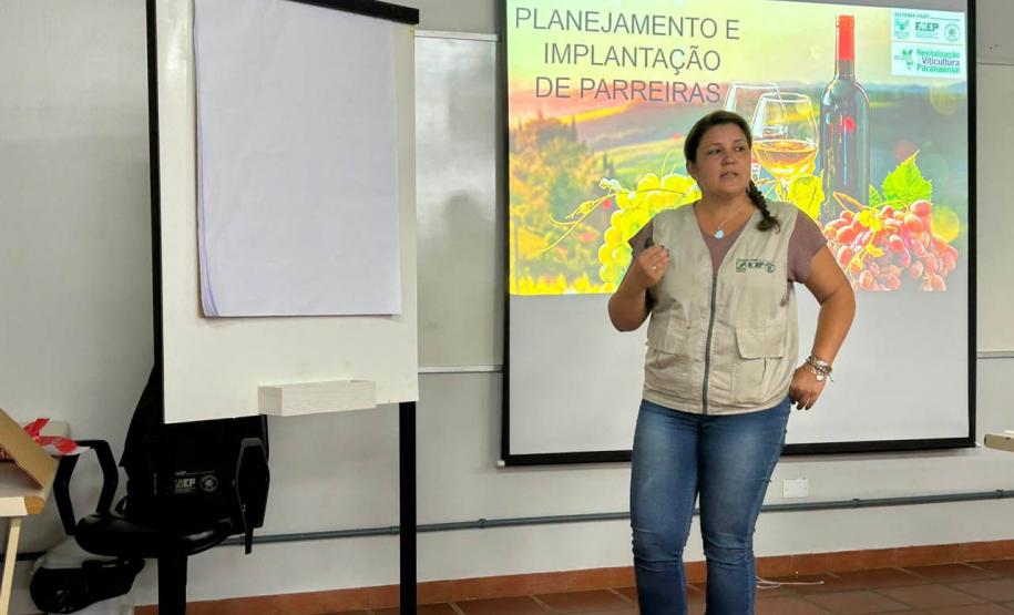 Programa de revitalização da viticultura promove capacitação de 60 técnicos em Ibiporã