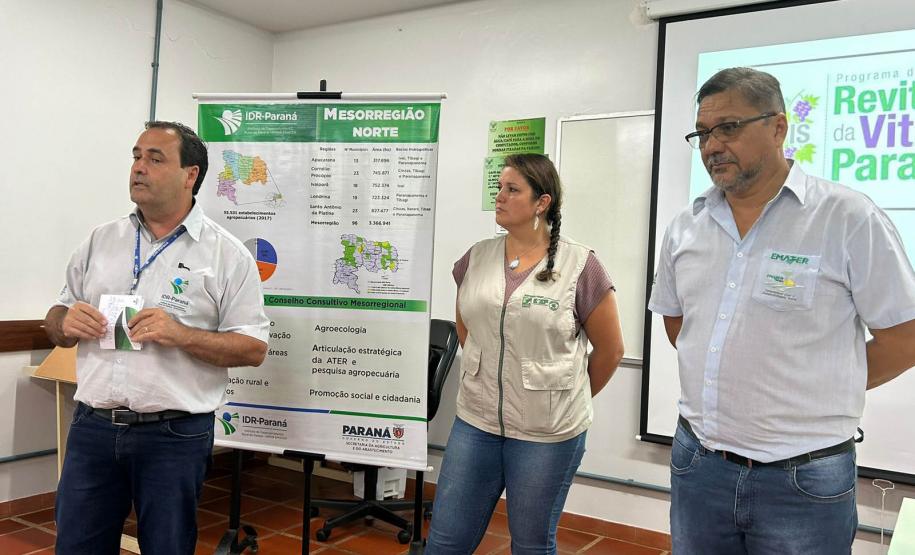 Programa de revitalização da viticultura promove capacitação de 60 técnicos em Ibiporã