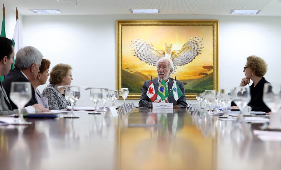 Paraná discute parcerias com Canadá em educação, agricultura e desenvolvimento sustentável