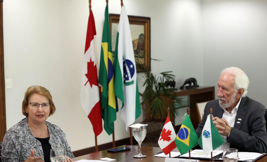 Paraná discute parcerias com Canadá em educação, agricultura e desenvolvimento sustentável