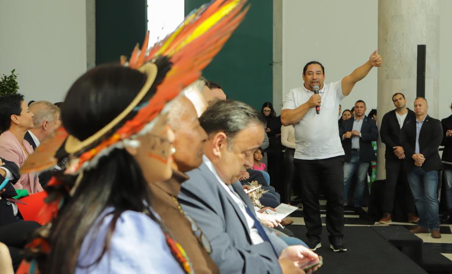 Governador sanciona lei que cria o Conselho dos Povos Indígenas do Paraná