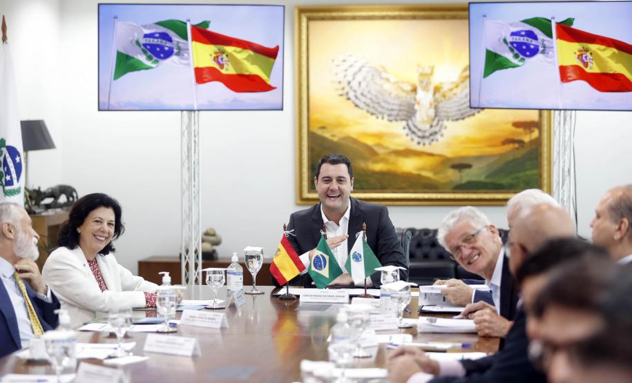 Governador e embaixadora da Espanha discutem parcerias nas áreas de infraestrutura e educação