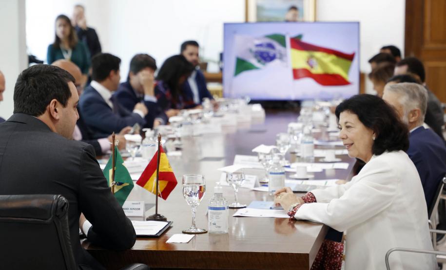 Governador e embaixadora da Espanha discutem parcerias nas áreas de infraestrutura e educação