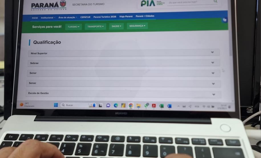 Capacitação em turismo: site do Governo do Estado traz todas as opções ofertadas no Paraná