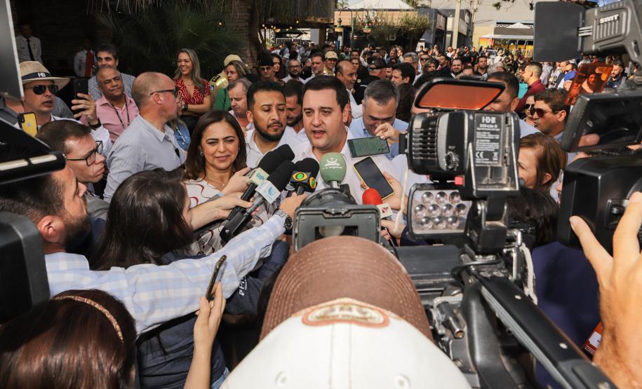 Governador destaca a força do agro paranaense na abertura da Expoingá