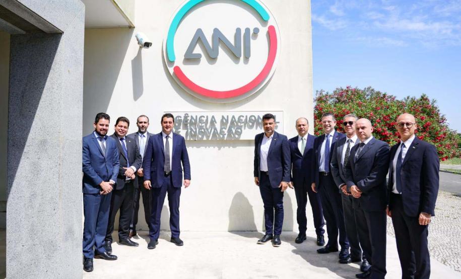 Governador visita agência de inovação científica de Portugal