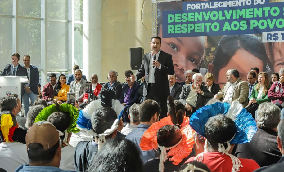 Governador anuncia Conferência Estadual dos Povos Indígenas e R$ 7 milhões para proteção social